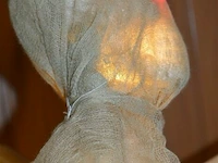 Halloween deco geraamte met licht - afbeelding 4 van  4