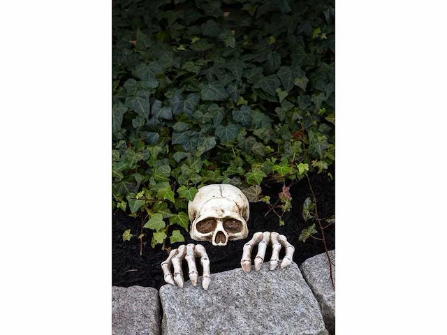 Halloween decoratie - skeletten, grafzerken & ongedierte (209x) - afbeelding 5 van  6