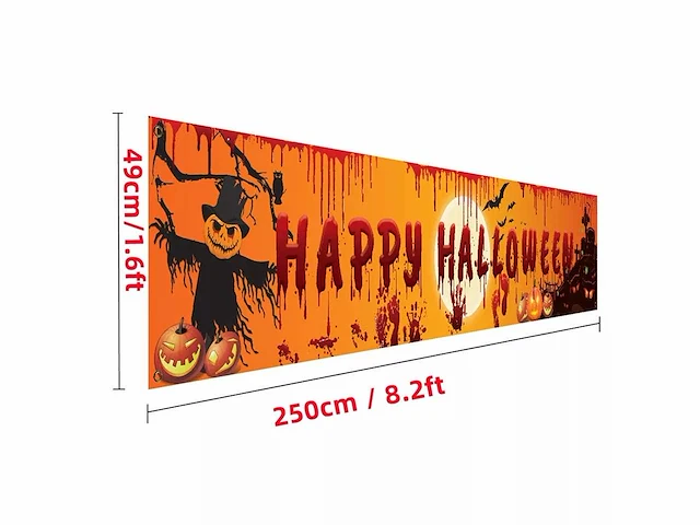 Halloween deur- en raamdecoratie (226x) - afbeelding 6 van  7