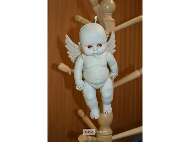 Halloween engel met lampje - afbeelding 1 van  3