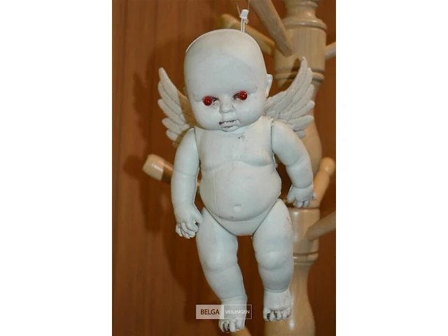 Halloween engel met lampje - afbeelding 3 van  3