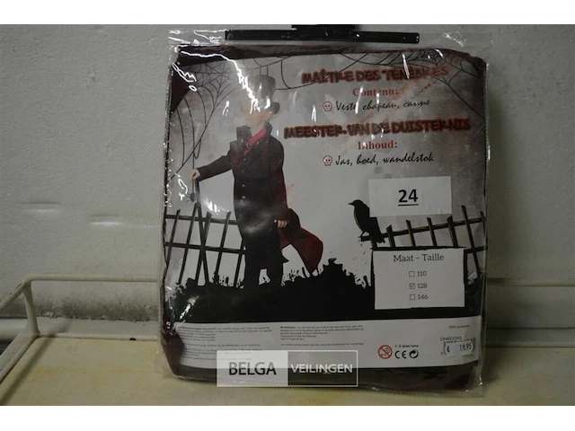 Halloween kostuum kids mt128 - afbeelding 1 van  2