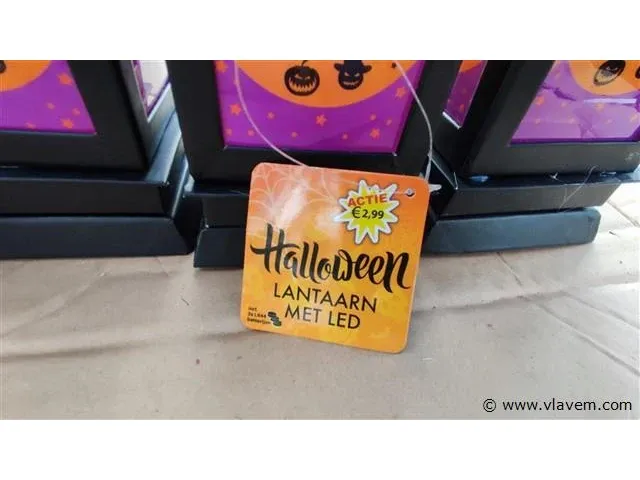 Halloween lantaarns,4 stuks - afbeelding 1 van  3