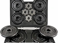 Halterset - 20 kg - koffer - afbeelding 1 van  5
