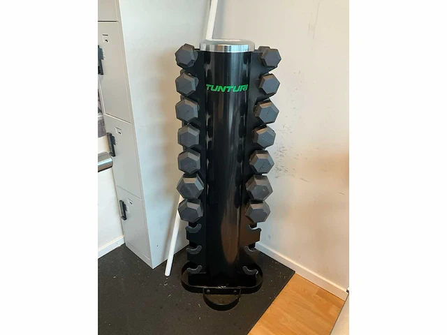 Halterset tunturi 1-7kg + staander tunturi - afbeelding 6 van  6