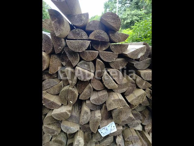 Halve logs 2m50 geautoclaveerd onder hoge druk - afbeelding 3 van  4
