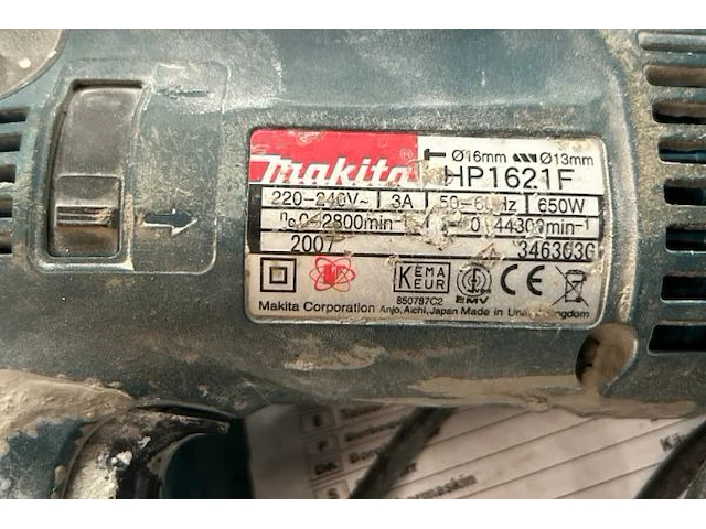 Hamerboor makita - afbeelding 4 van  4