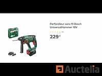 Hamerboormachine draadloos 18 v bosch universalhammer - afbeelding 3 van  5