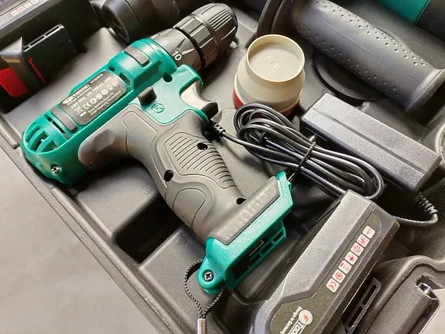 Hamerboormachine en accuboormachineset hd02 - afbeelding 9 van  16