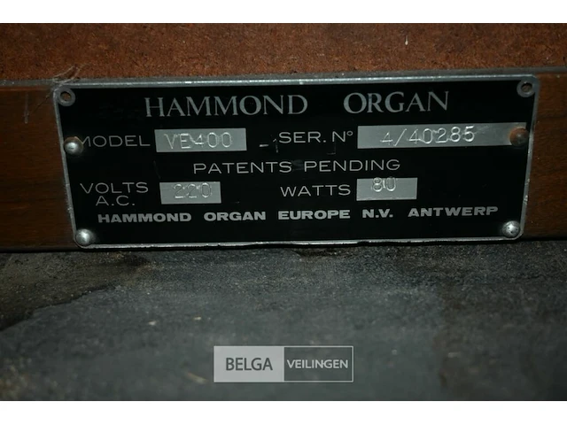 Hammond ve 400 elektronische orgel - afbeelding 8 van  8