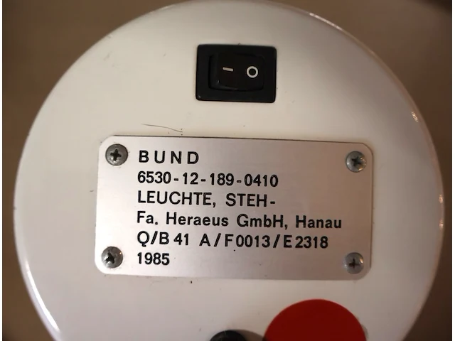 Hanau dokterslamp 1985 - afbeelding 7 van  7