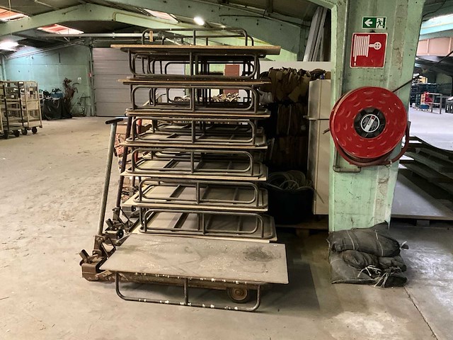 Hand hydraulische palletwagen (3x) - afbeelding 4 van  7