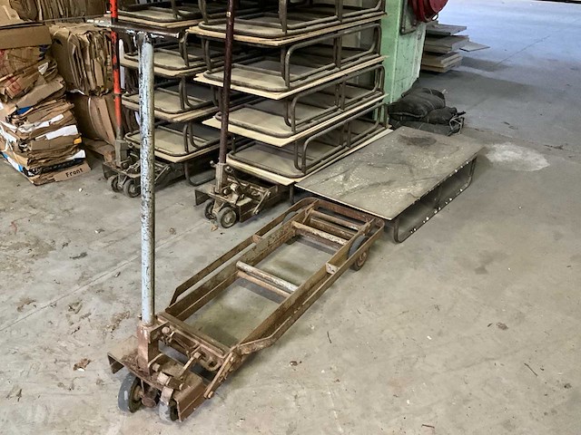 Hand hydraulische palletwagen (3x) - afbeelding 6 van  7