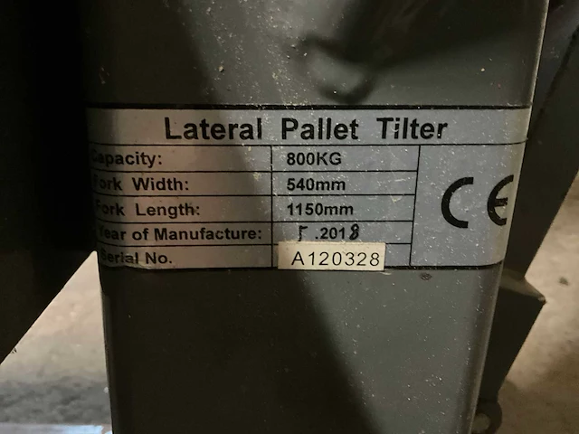 Hand hydraulische palletwagen met kantelfunctie - afbeelding 2 van  10