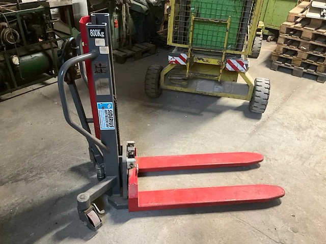 Hand hydraulische palletwagen met kantelfunctie - afbeelding 4 van  10