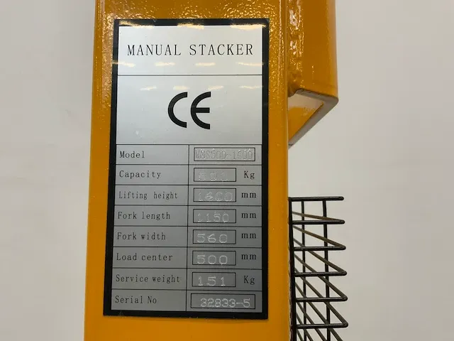 Hand hydraulische palletwagen - afbeelding 7 van  10