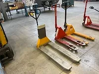Hand hydraulische weeg palletwagen - afbeelding 1 van  5