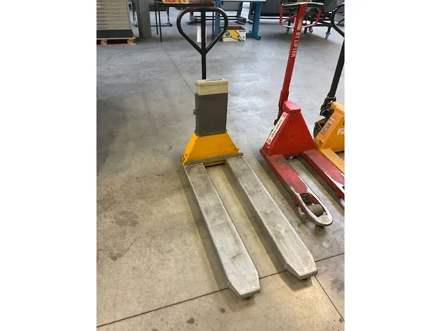 Hand hydraulische weeg palletwagen - afbeelding 2 van  5