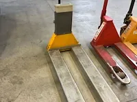Hand hydraulische weeg palletwagen - afbeelding 2 van  5