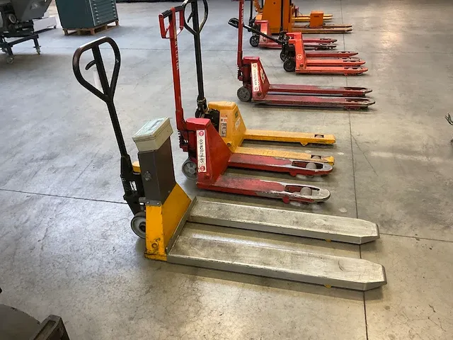 Hand hydraulische weeg palletwagen - afbeelding 3 van  5
