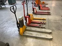 Hand hydraulische weeg palletwagen - afbeelding 3 van  5