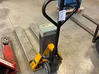 Hand hydraulische weeg palletwagen - afbeelding 5 van  5