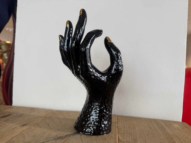 Hand woman black h24cm - afbeelding 1 van  2