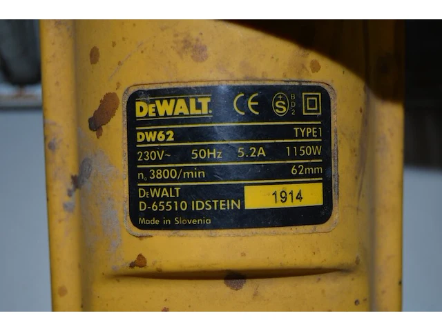 Handcirkelzaag dewalt dw62 - afbeelding 5 van  5