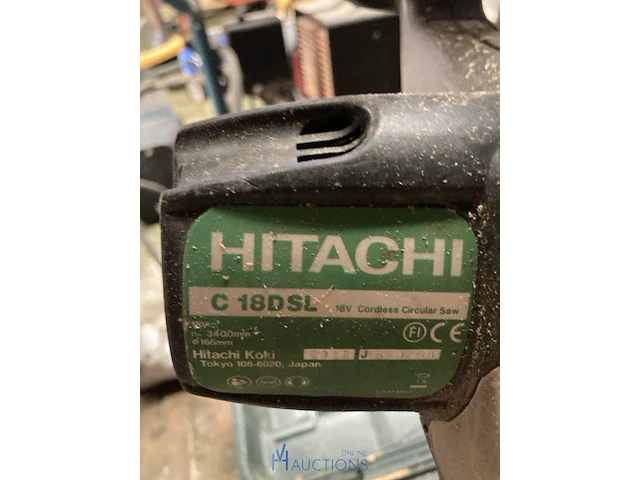 Handcirkelzaag hitachi - afbeelding 3 van  4