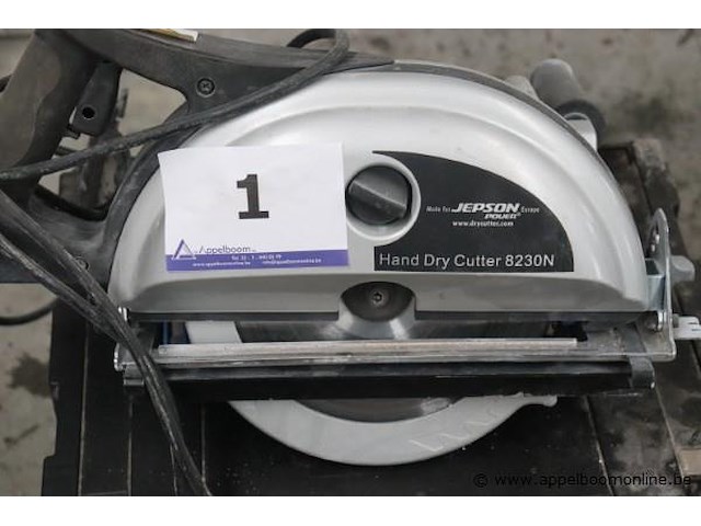 Handcirkelzaag jepson hond dry cutter 823n, werking niet gekend - afbeelding 2 van  3
