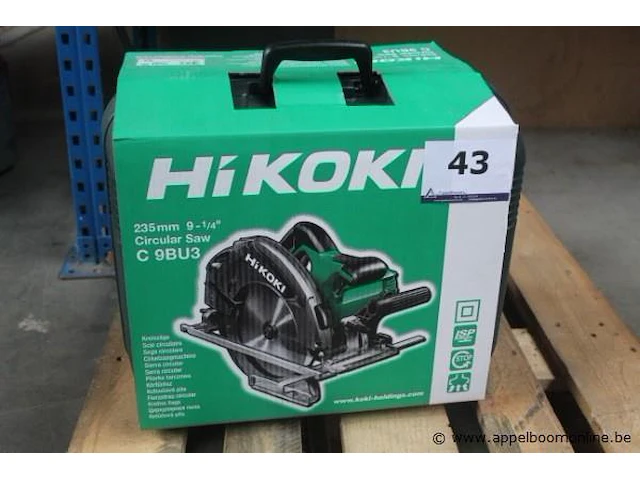 Handcirkelzaagmachine hikoki, c 9bu3 - afbeelding 1 van  2