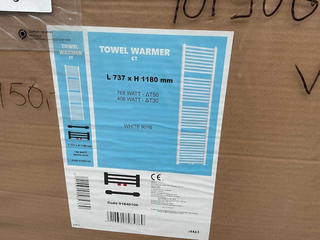 Handdoekradiator - afbeelding 2 van  2