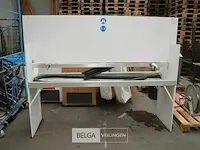 Handenwastafel dubbelzijdig 2x2 kragen + afvoer l 2,22 b 0,58 h 1,68