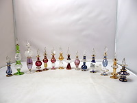 Handgeblazen parfumflesjes (x14)