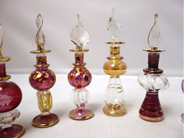 Handgeblazen parfumflesjes (x14) - afbeelding 4 van  6
