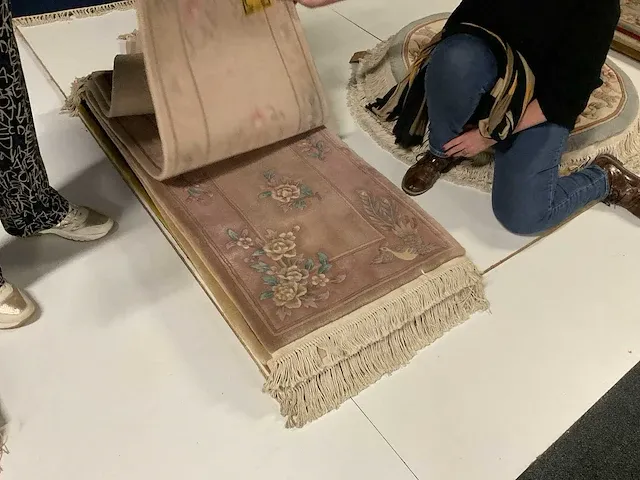 Handgeknoopt chinees tapijt (10x) - afbeelding 5 van  10