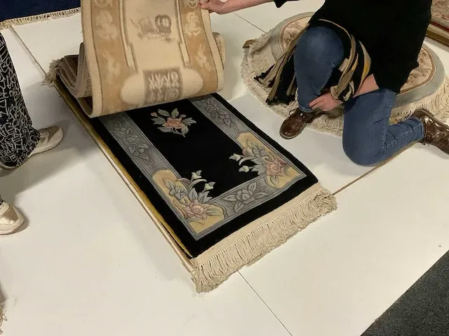 Handgeknoopt chinees tapijt (10x) - afbeelding 8 van  10