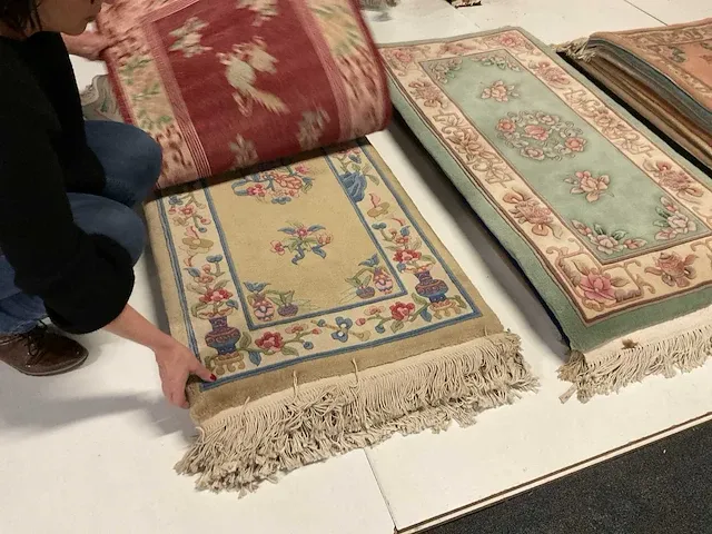 Handgeknoopt chinees tapijt (10x) - afbeelding 4 van  10