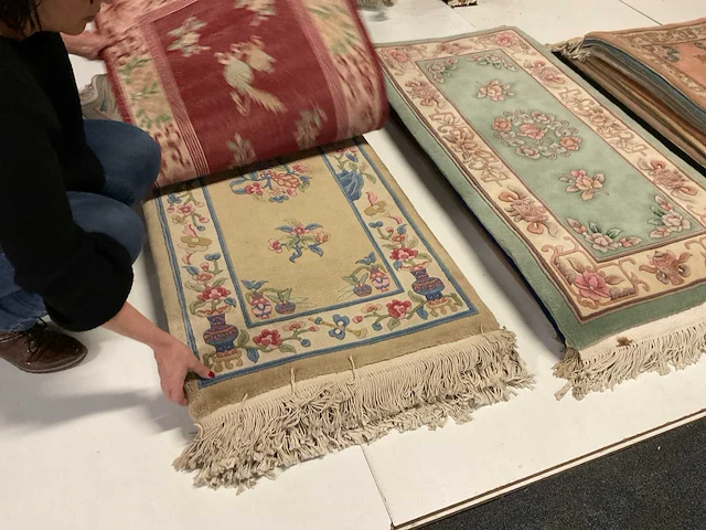 Handgeknoopt chinees tapijt (10x) - afbeelding 4 van  10