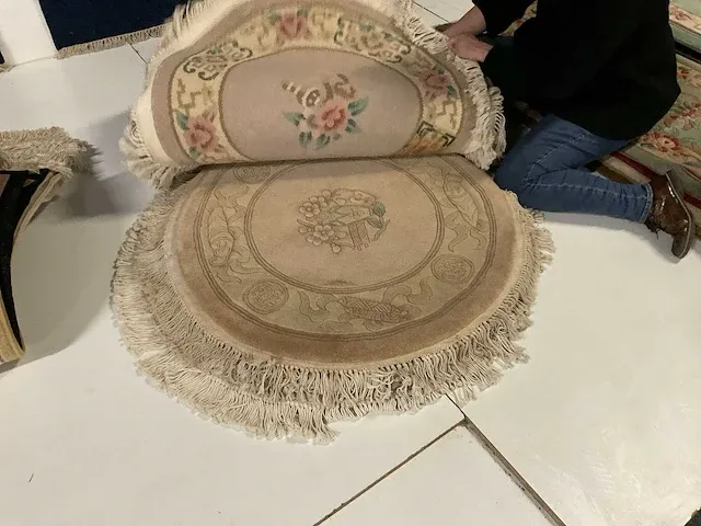 Handgeknoopt chinees tapijt (9x) - afbeelding 5 van  9