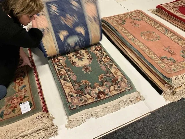 Handgeknoopt chinees tapijt (9x) - afbeelding 5 van  9