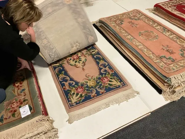 Handgeknoopt chinees tapijt (9x) - afbeelding 9 van  9