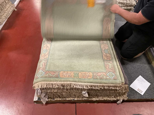 Handgeknoopt nepalees tapijt (17x) - afbeelding 9 van  13