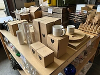Handgemaakt servies eulenschnitt - afbeelding 1 van  6