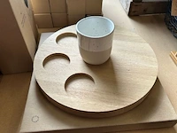 Handgemaakt servies eulenschnitt - afbeelding 2 van  6