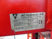 Handgeschakeld hydraulische pers 16t ac hydraulics pj16h - afbeelding 2 van  9