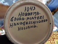 Handgeschilderde vaas hobema - afbeelding 3 van  3