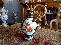 Handgeschilderde vaas hubert bequet - afbeelding 1 van  4