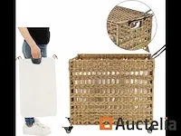 Handgeweven wasmand, imitatie wasmand - afbeelding 5 van  7