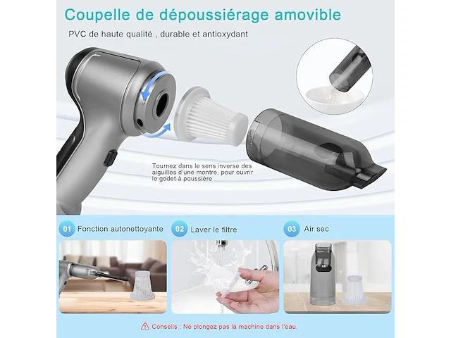 Handheld autostofzuiger - afbeelding 3 van  3